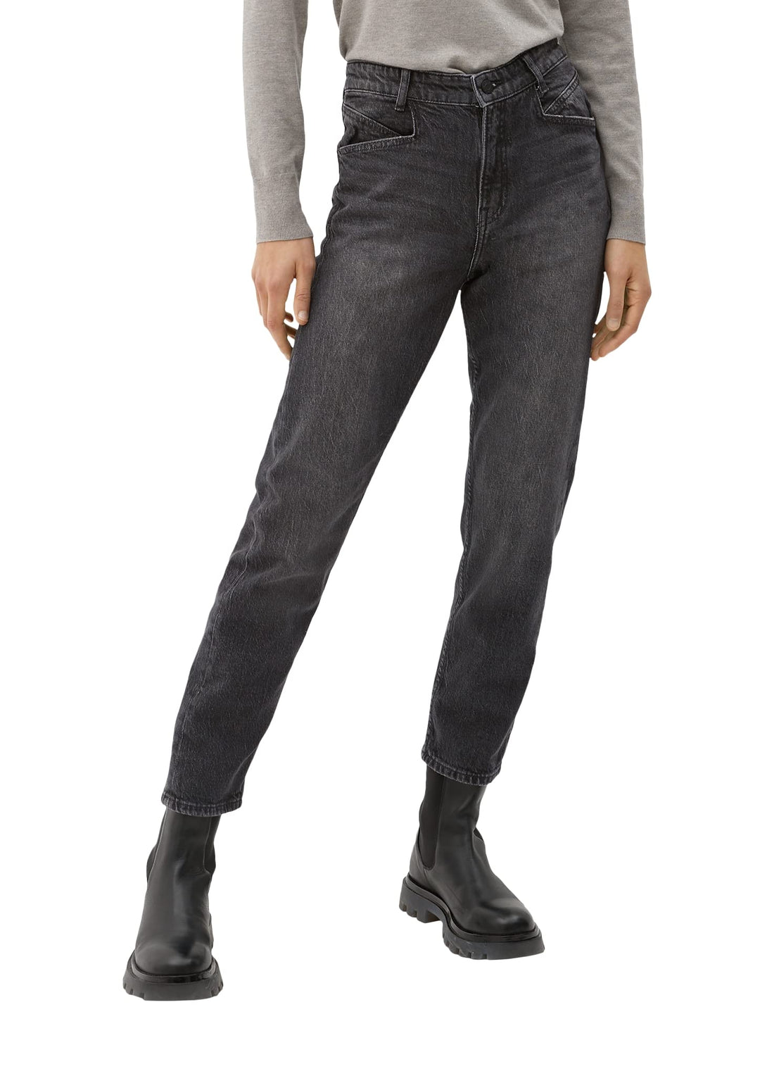 s.Oliver Damen 7/8 Jeans, Slim Fit 32 Grau 96z4, 32 Grau 96z4