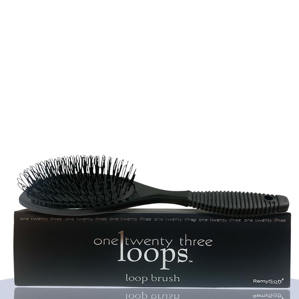 RemySoft One Twenty Three Loops - Loop Brush - Safe for Hair Extensions, Weaves and Wigs by RemySoft
