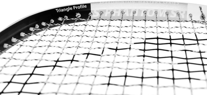 Speedminton® Racket Phantom, Weiss/Schwarz/Silber