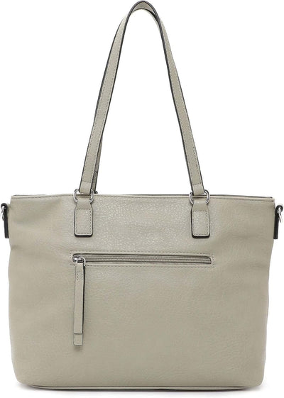 Tamaris Shopper Adele 30476 Damen Handtaschen Uni Einheitsgrösse Khaki 910, Einheitsgrösse Khaki 910