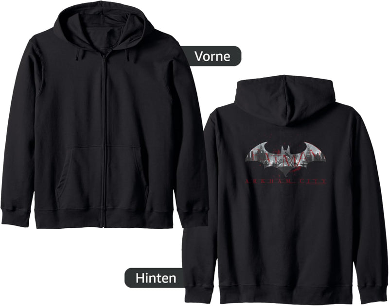 Batman: Arkham City Bat Fill Kapuzenjacke