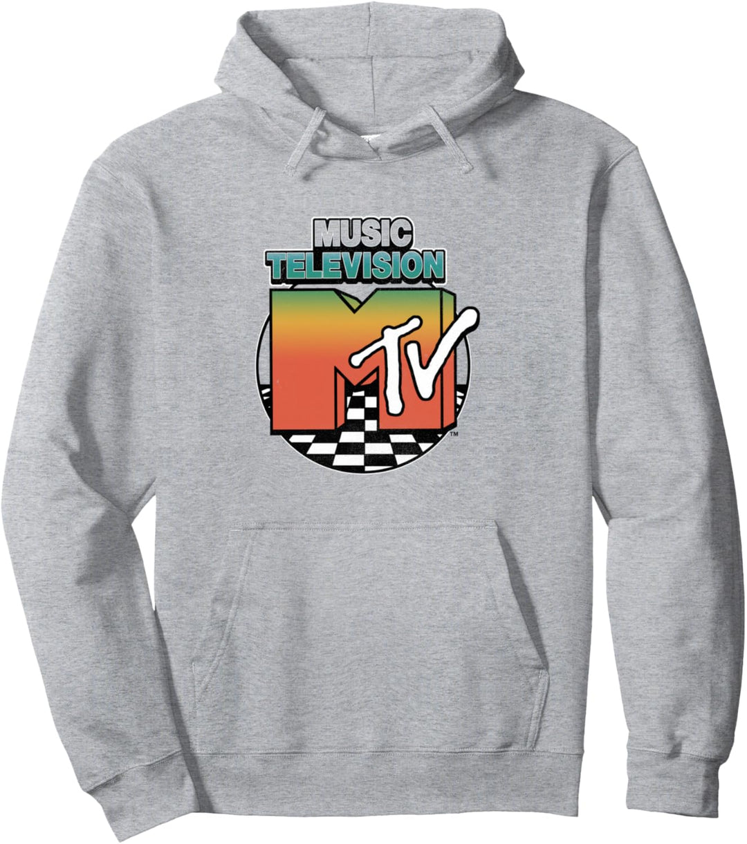 MTV Logo Circle Color Fade Pullover Hoodie