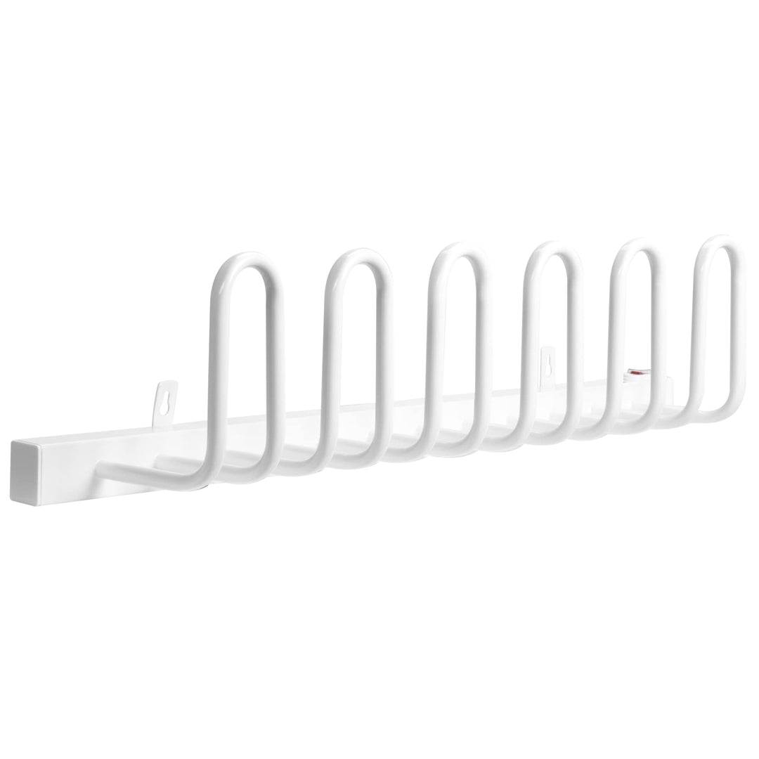 HOMCOM Elektrischer Schuhtrockner 60 W, Wandmontage Stiefelwärmer für 3 Paar Schuhe, Trockengestell