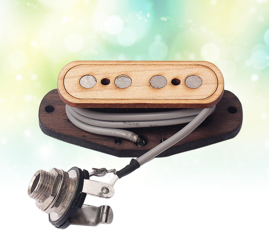 BESTonZON Schallloch-Tonabnehmer Music Accessories Box Guitar Pickup -String Guitar Pickup Magnet Pi