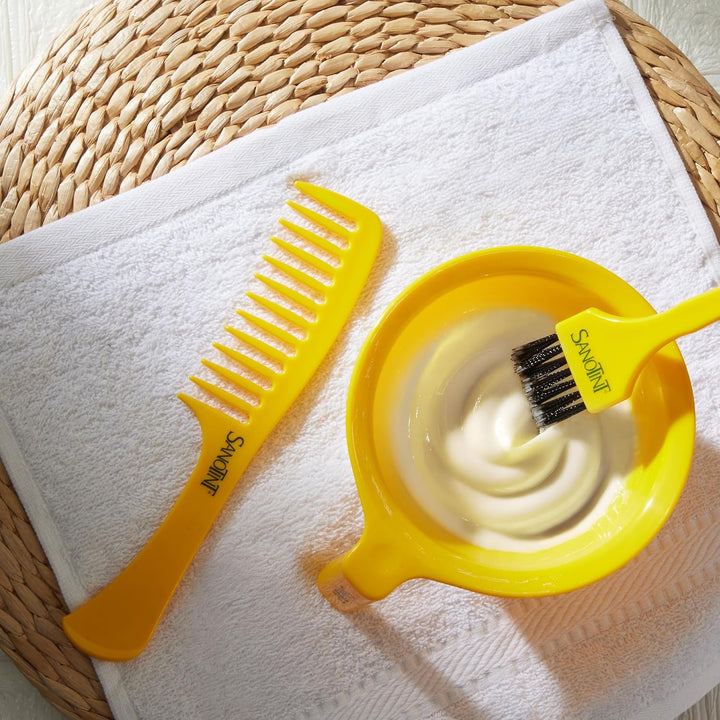 Sanotint - Haarfarbe Sensitive Nr. 73 „Naturbraun“ - Naturnahe dauerhafte Haarfarbe mit Goldhirse un