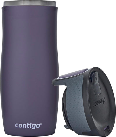 Contigo West Loop Autoseal Thermobecher, Edelstahl Isolierbecher, Kaffeebecher To Go, BPA frei, ausl