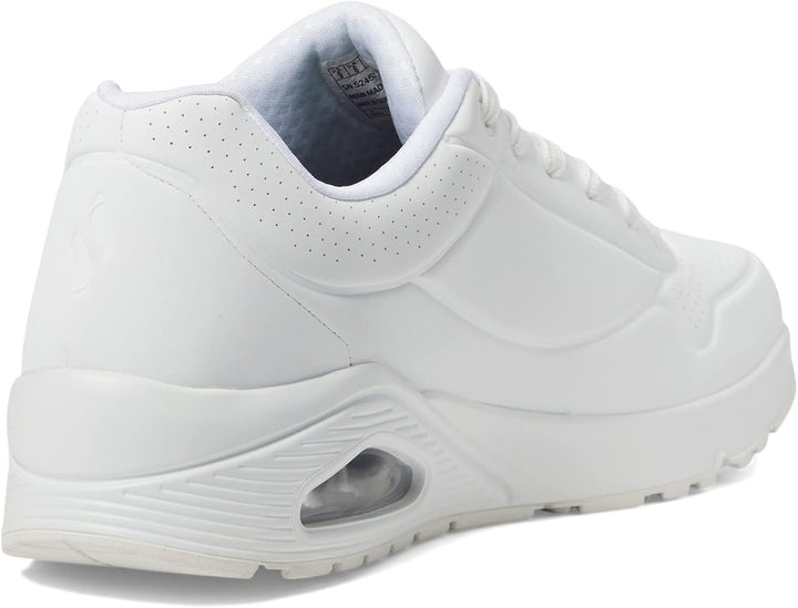 Skechers Herren UNO Stand On Air Sneaker 39 EU White Durabuck Mesh, 39 EU White Durabuck Mesh