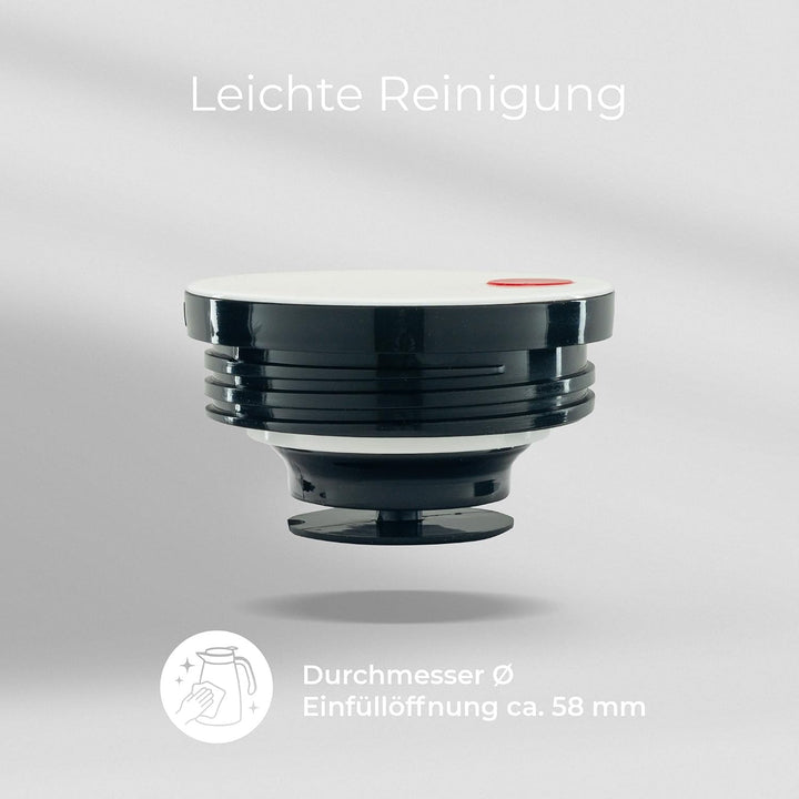 ROTPUNKT Isolierkanne 760 Maxima 1,0 l | Zweifunktions-Drehverschluss | BPA-frei - gesundes Trinken