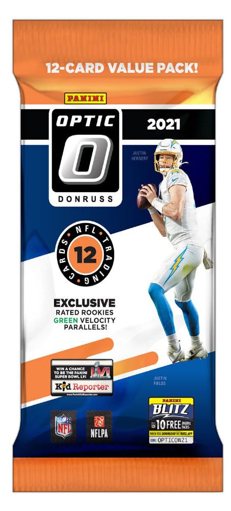 Panini 2021 Donruss Optic NFL Football Value Fat-Pack