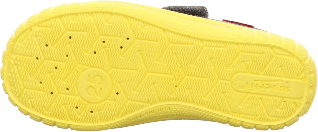 Superfit BILL Hausschuhe 1-800278 Jungen 33 EU Grau Gelb 2030, 33 EU Grau Gelb 2030