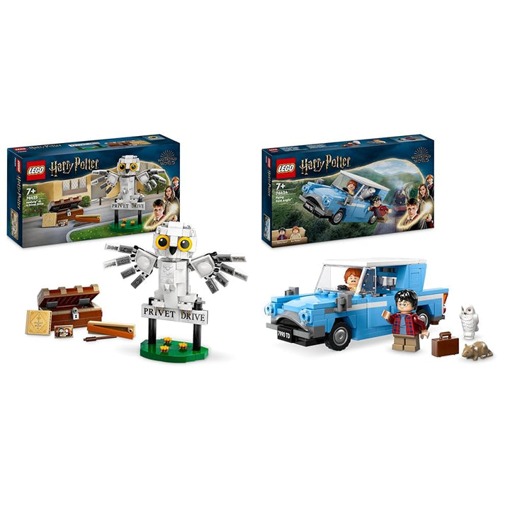 LEGO Harry Potter Hedwig im Ligusterweg 4 Set mit Spielzeug-Eule für Kinder & Harry Potter Fliegende