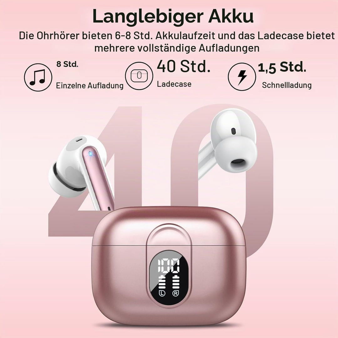 AI Kopfhörer Übersetzer, 3-in-1Bluetooth 5.3 Echtzeit Sprachübersetzer Kopfhörer mit 164 Sprachen/6