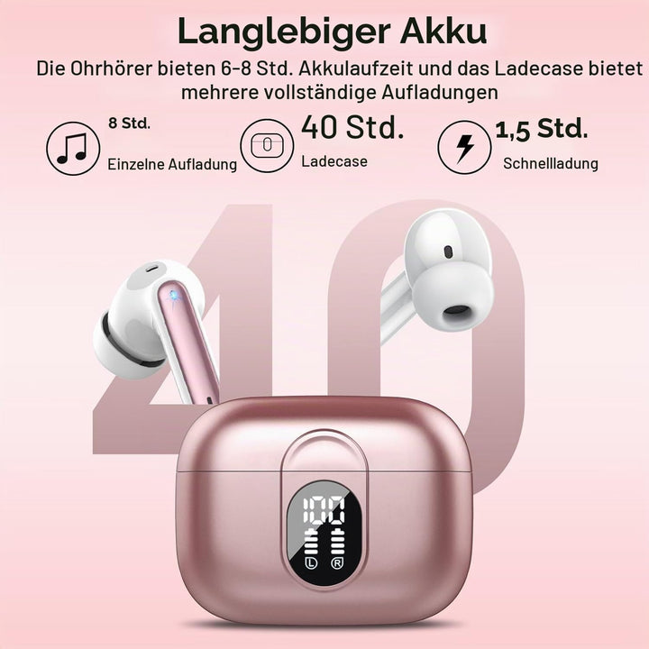 AI Kopfhörer Übersetzer, 3-in-1Bluetooth 5.3 Echtzeit Sprachübersetzer Kopfhörer mit 164 Sprachen/6