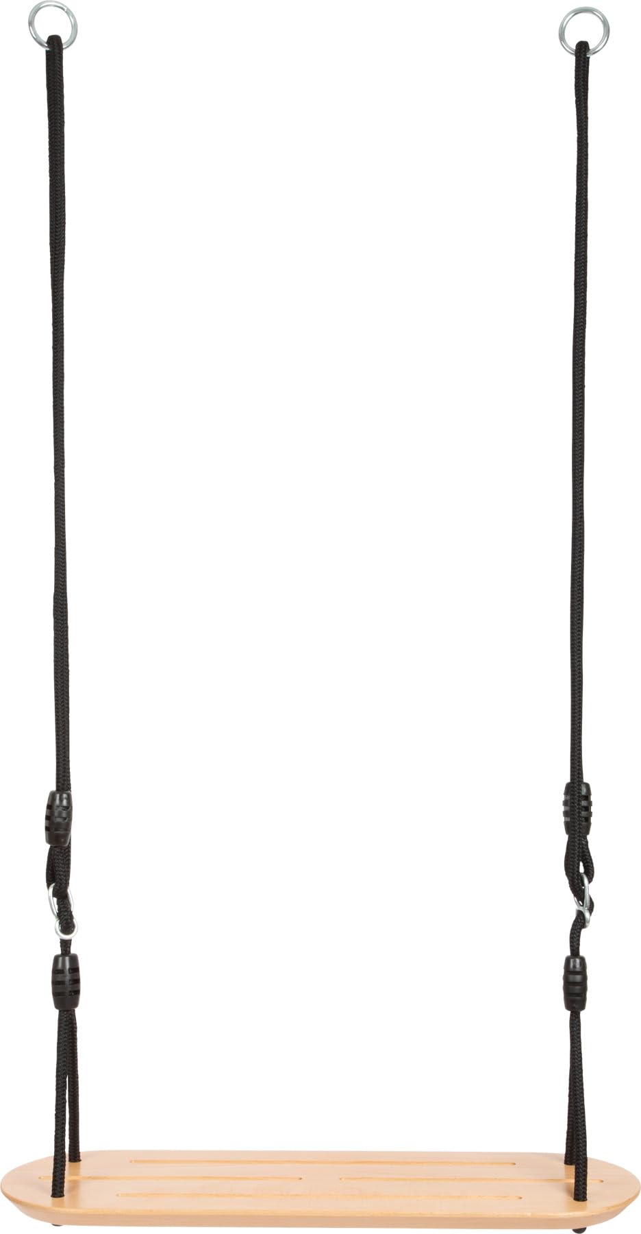 small foot Brettschaukel XL „Black Line“, extra breite Holzschaukel für Kinder und Erwachsene, ab 3