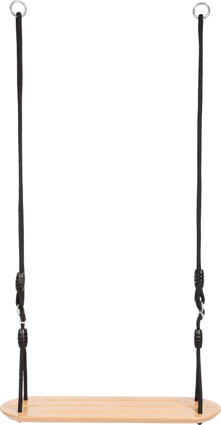 small foot Brettschaukel XL „Black Line“, extra breite Holzschaukel für Kinder und Erwachsene, ab 3