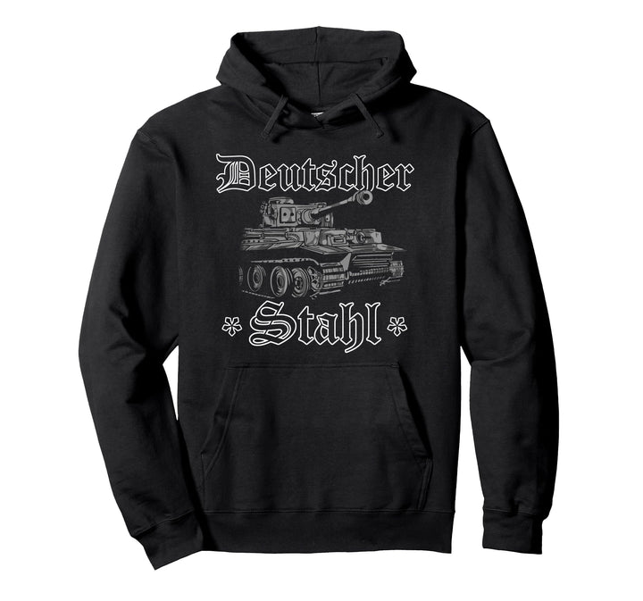 Panzer Kampfpanzer Tiger Deutscher Stahl Panzerfahrer Pullover Hoodie