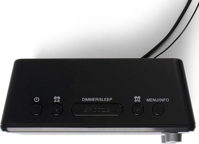 AudioAffairs Digitaler Radiowecker DAB+ | UKW/FM | dimmbares Display | Wecker mit Radio oder Alarmto