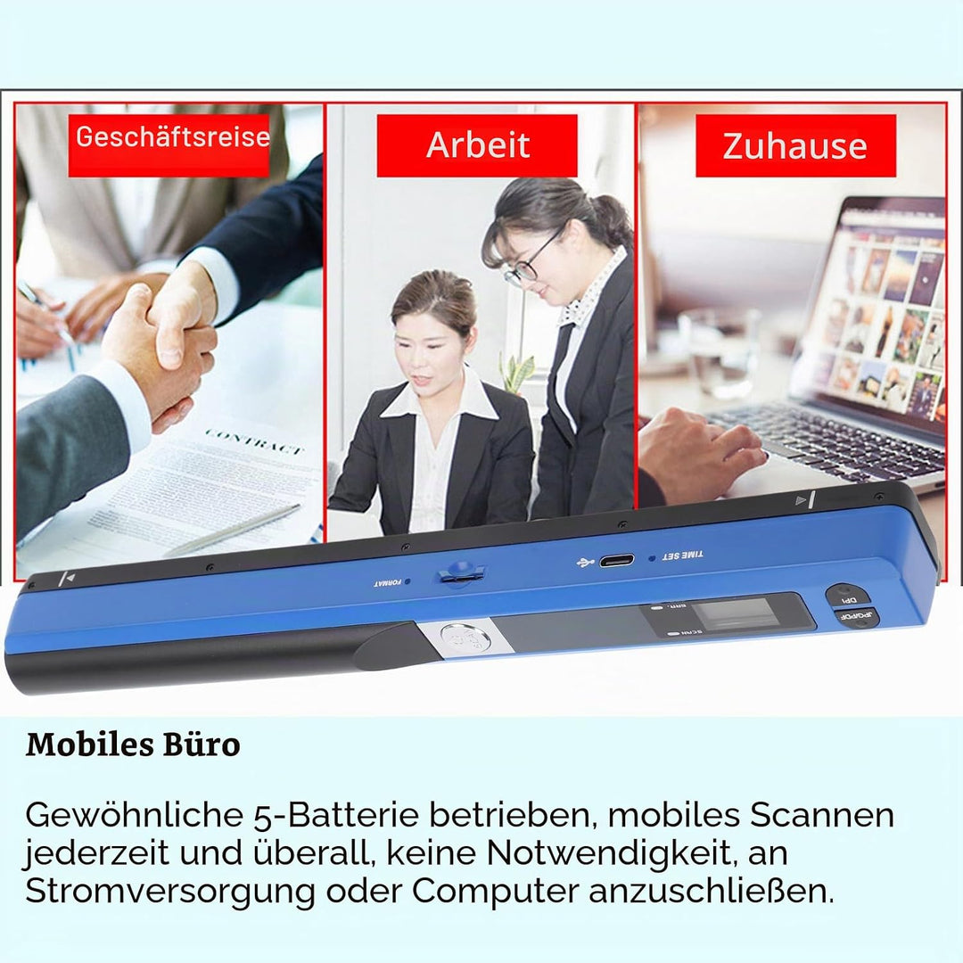 Tragbarer Scanner mit Hochauflösenden Bildern, Einfach zu Bedienen, Vielseitige Anwendungen, Starke