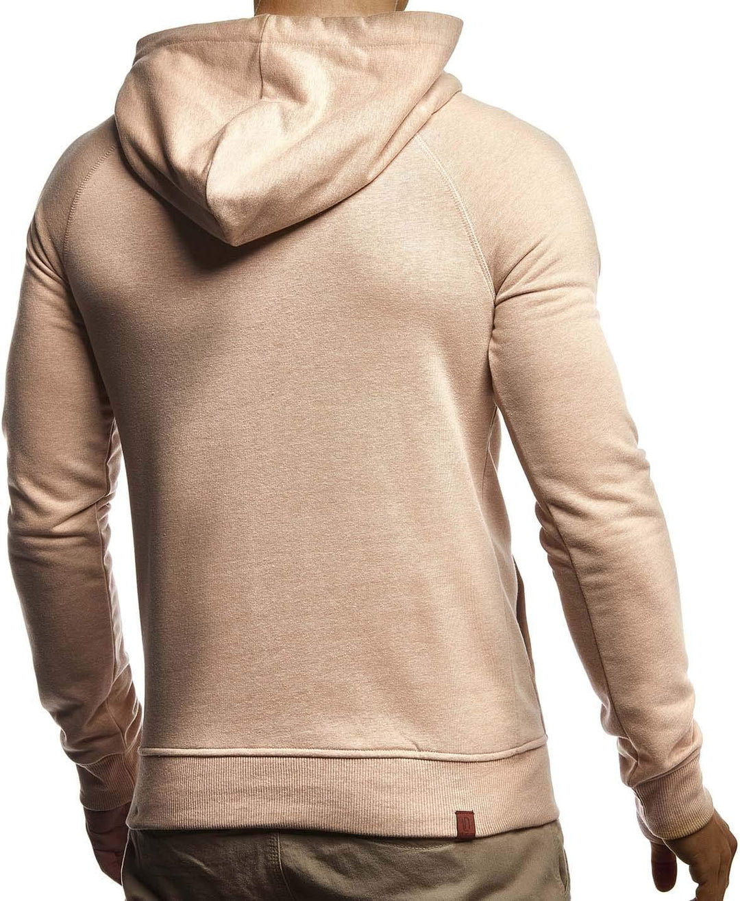 Leif Nelson Herren Pullover Hoodie Kapuzenpullover Longsleeve Basic Sweatshirt Sweater LN8153 XXL He