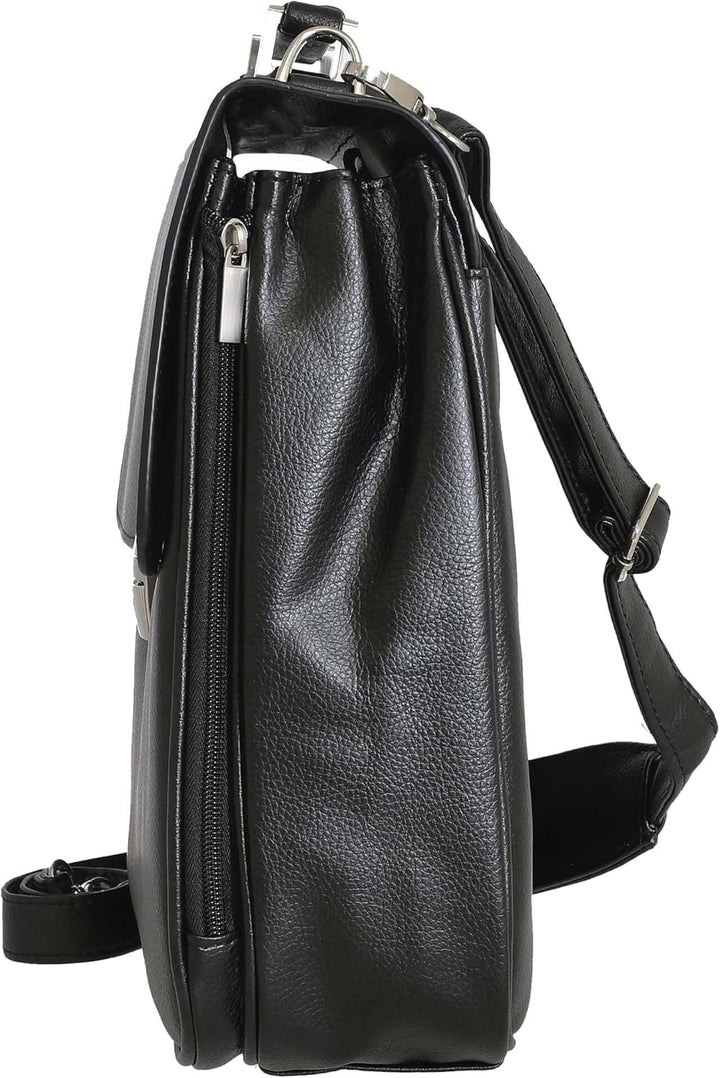 D&N Business Line Aktentasche, 40 cm, 13L, Schwarz