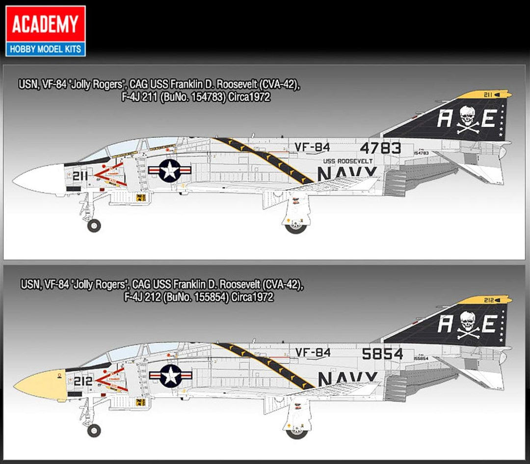 Academy AC12305 - 1/48 F-4J VF-84 Jolly Rogers Modellbausatz