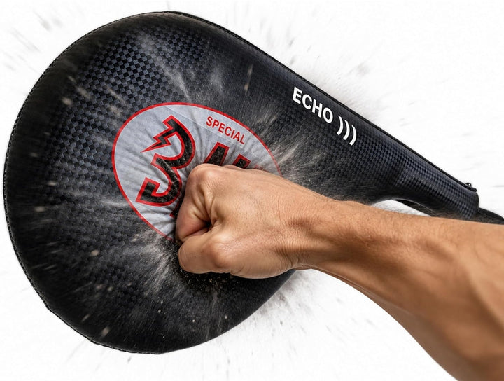 BAY® " SINGLEMITT MAYA " LEDER PU Einzel Single Hand Schlag Pratze Singlepratze Schlagmitt Schlagpol