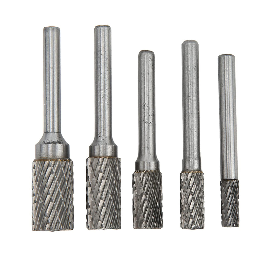 Yosoo Health Gear Doppelschnitt-Hartmetallfräser-Rotationsfeilen-Set, 6mm Schaft, für Metall- und Ho