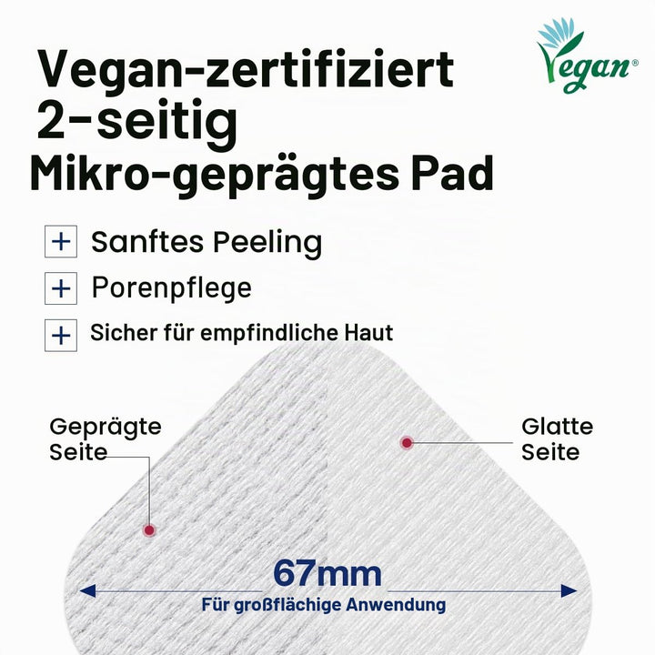 MEDIHEAL Phyto Enzym-Peeling-Pad – Vegane Gesichtserneuerung Gaze-Pads mit LHA & Papaya Enzym – Pore