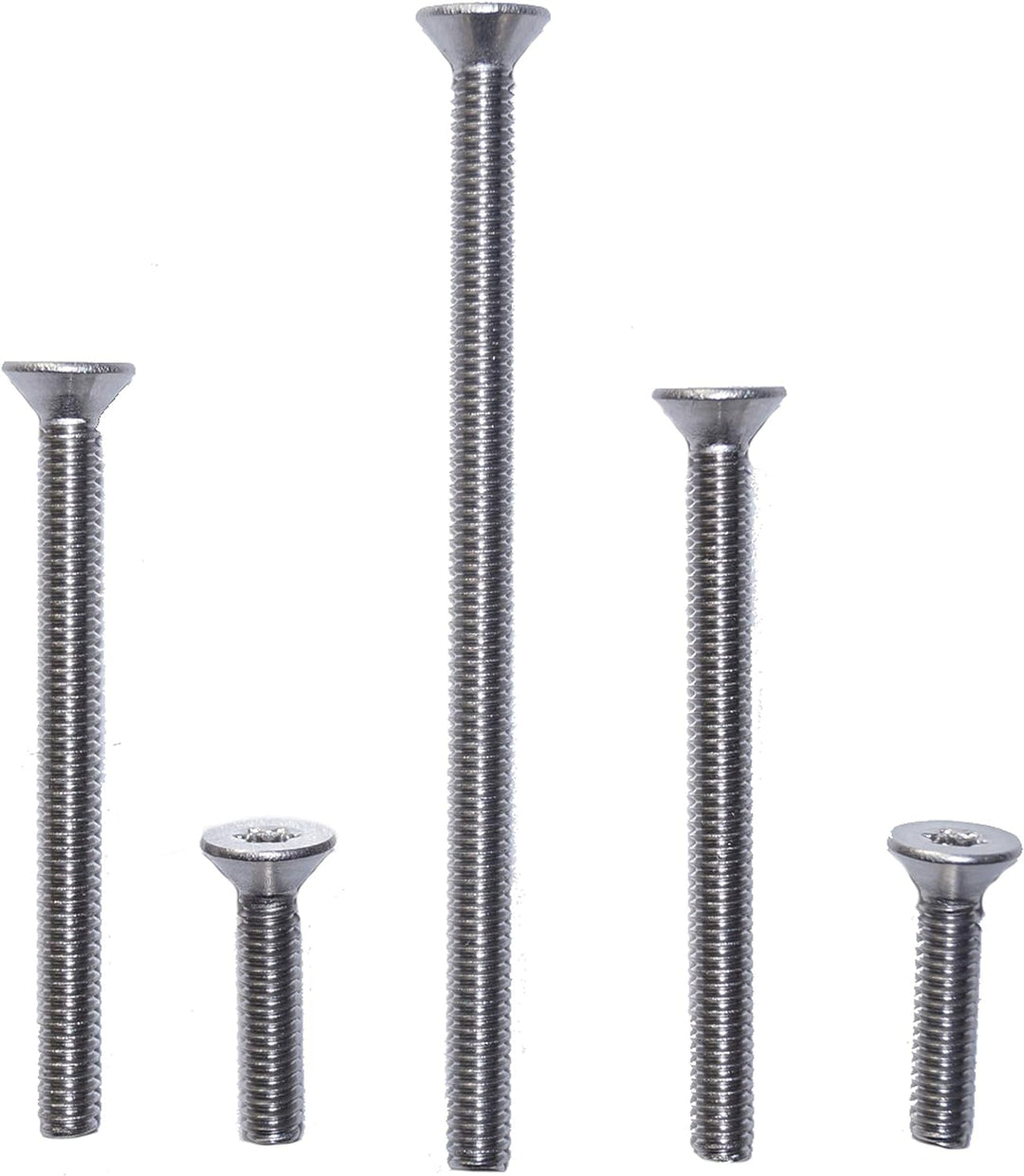 Senkschrauben mit Innensechsrund M6X45 TX30 100 Stück ISO 14581 A2 Edelstahl rostfrei Senkkopfschrau