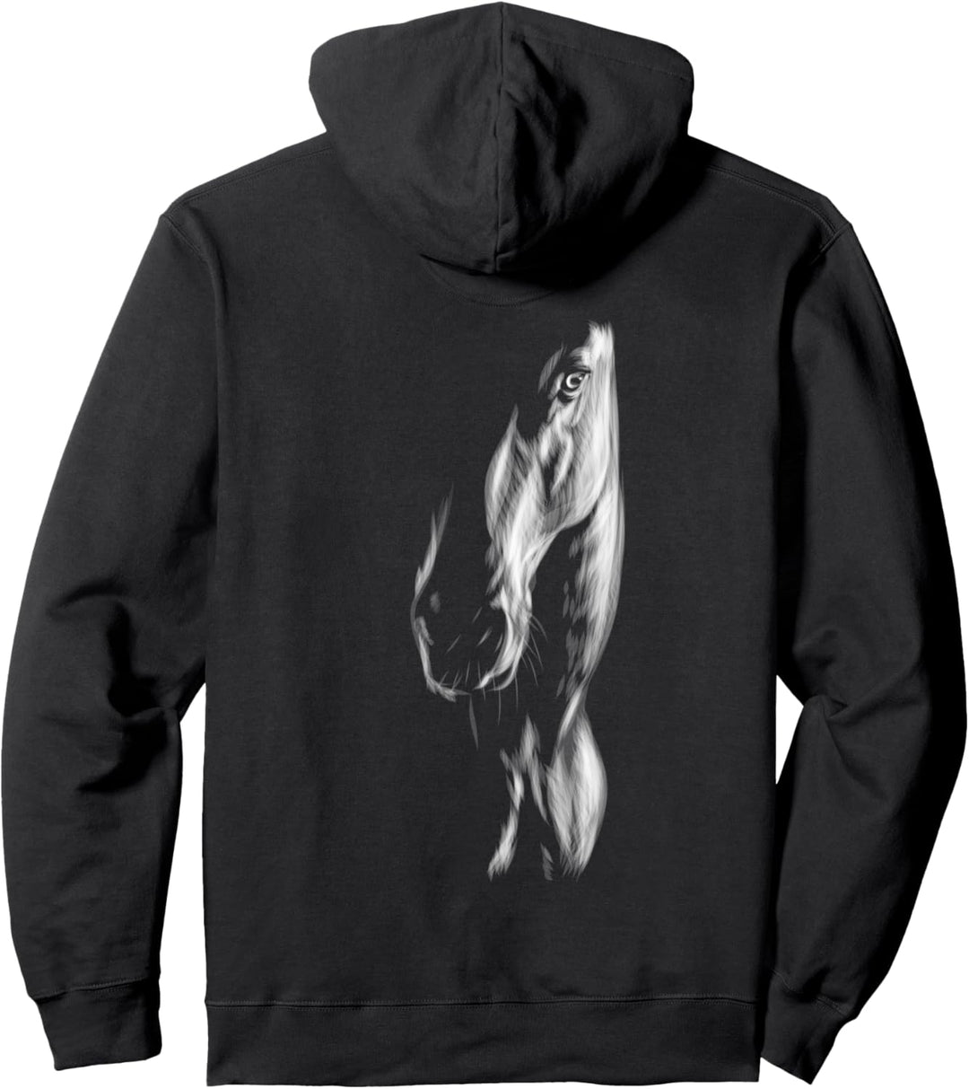 Pferde Portrait Pferdekopf Reiter Pferdebesitzer Pferde Pullover Hoodie