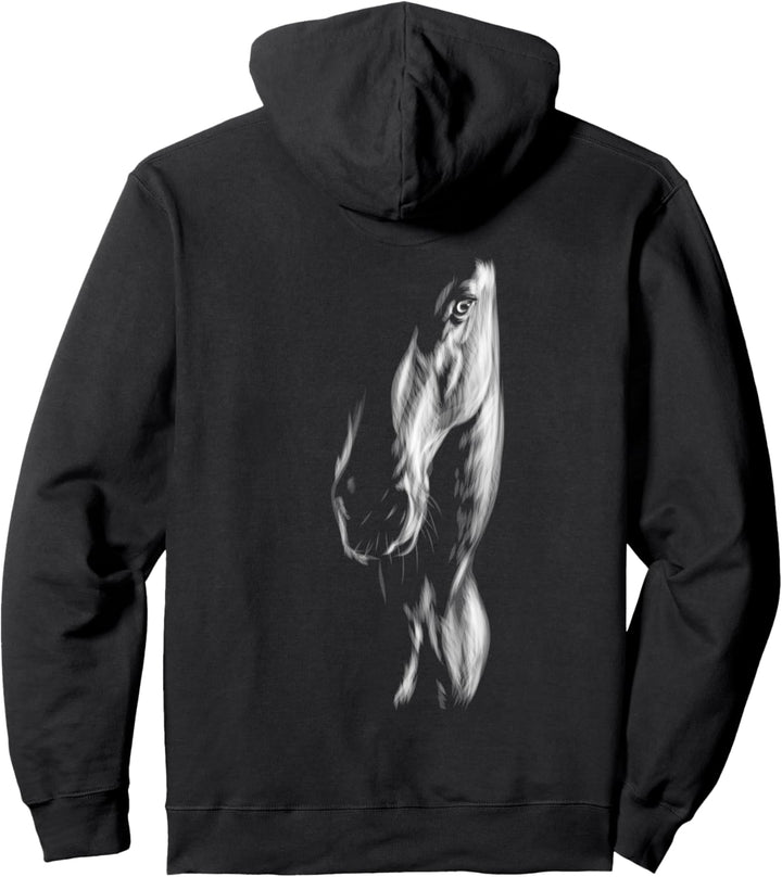 Pferde Portrait Pferdekopf Reiter Pferdebesitzer Pferde Pullover Hoodie