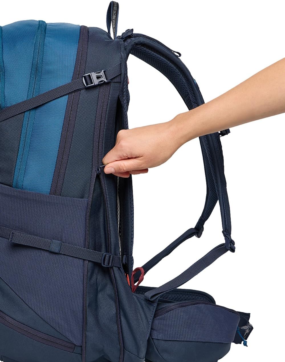 VAUDE Wanderrucksack Wizard 30+4, wasserabweisender Rucksack Damen & Herren, komfortabler Trekkingru
