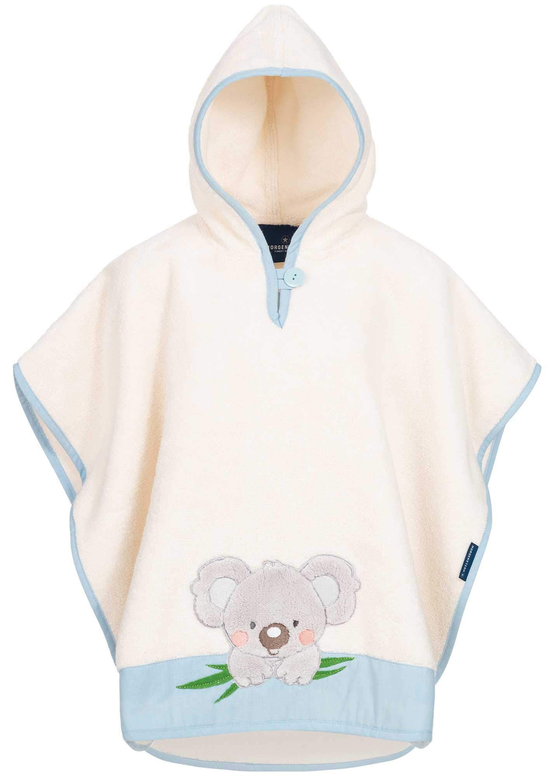 Morgenstern Kinder Badeponcho Koala 1-3 Jahre Blau, 1-3 Jahre Blau