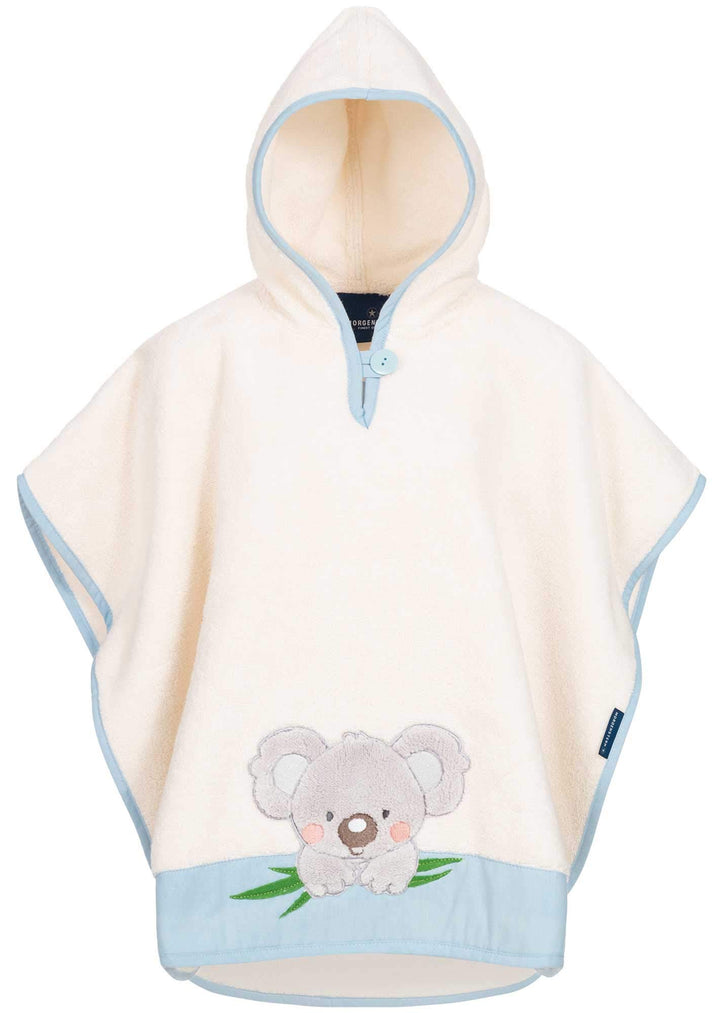 Morgenstern Kinder Badeponcho Koala 1-3 Jahre Blau, 1-3 Jahre Blau