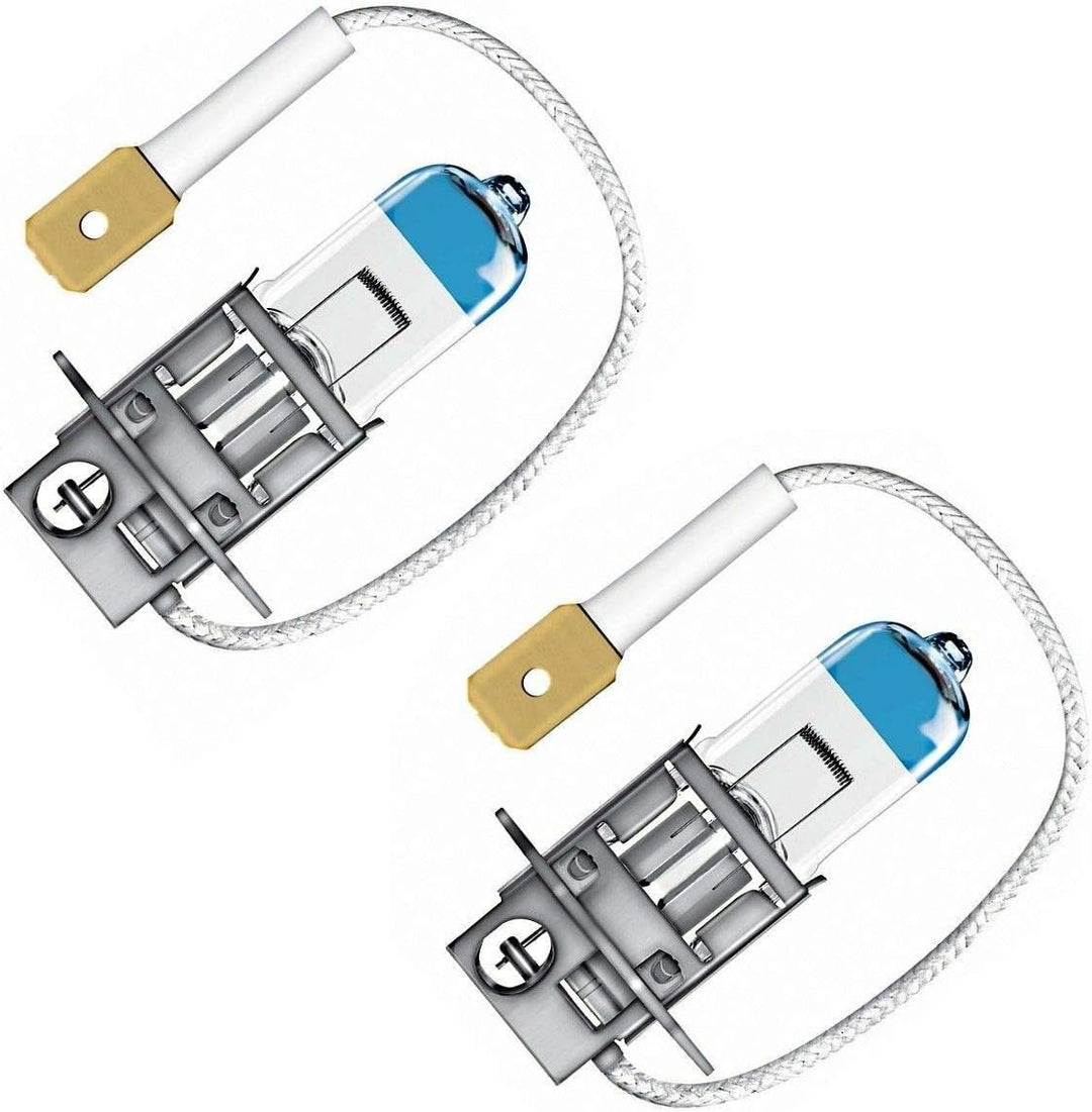2x H3 55W 12V Night Breaker Laser Next Generation 64151NL-HCB Weiss Ersatz Halogen Birne für Scheinw