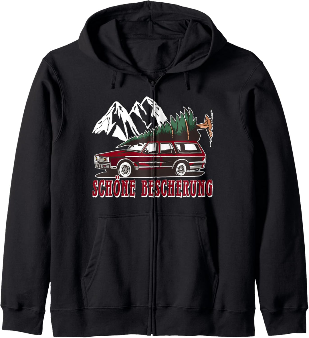 Ugly Christmas, Weihnachten Schöne Bescherung, FUN Geschenk Kapuzenjacke