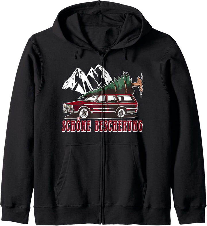 Ugly Christmas, Weihnachten Schöne Bescherung, FUN Geschenk Kapuzenjacke