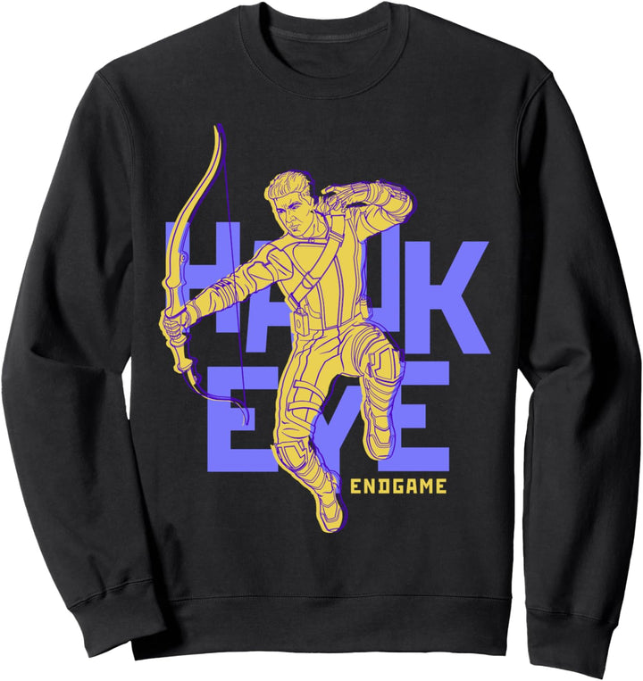 Marvel Avengers: Endgame Hawkeye Pop Text Sweatshirt