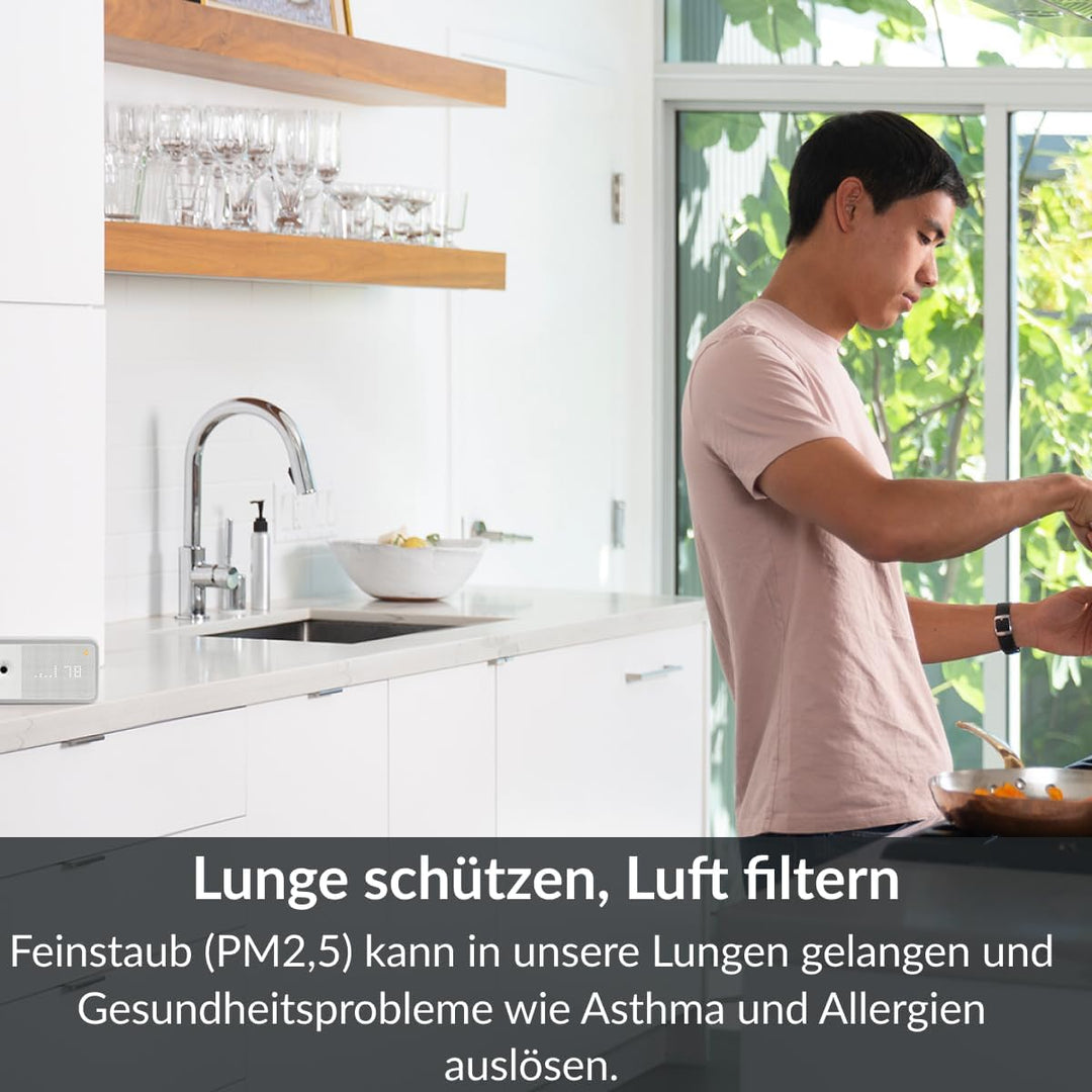 AWAIR - Luftqualität Messgerät - Innovatives CO2 Messgerät (Kohlendioxid Melder) - Monitor für Tempe