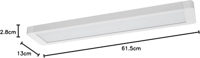 LEDVANCE LED Büro-Lichtleiste, Leuchte für Innenanwendungen, Kaltweiss, Länge: 60 cm, LED Office Lin