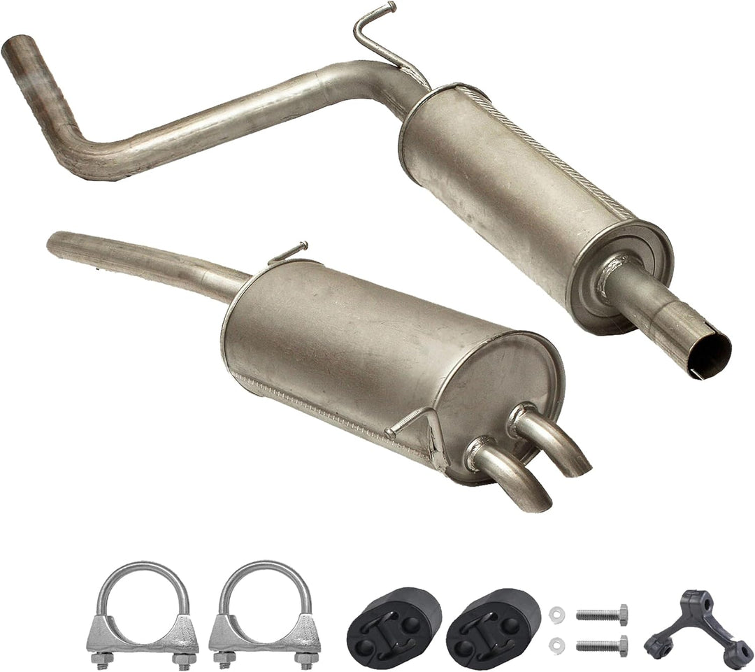 Ferroz Export Ersatz für Auspuffanlage Auspuff VW Caddy III Kasten & Kombi 2.0 SDI 2004-2010 Endtopf