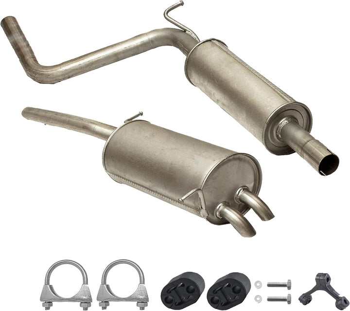 Ferroz Export Ersatz für Auspuffanlage Auspuff VW Caddy III Kasten & Kombi 2.0 SDI 2004-2010 Endtopf