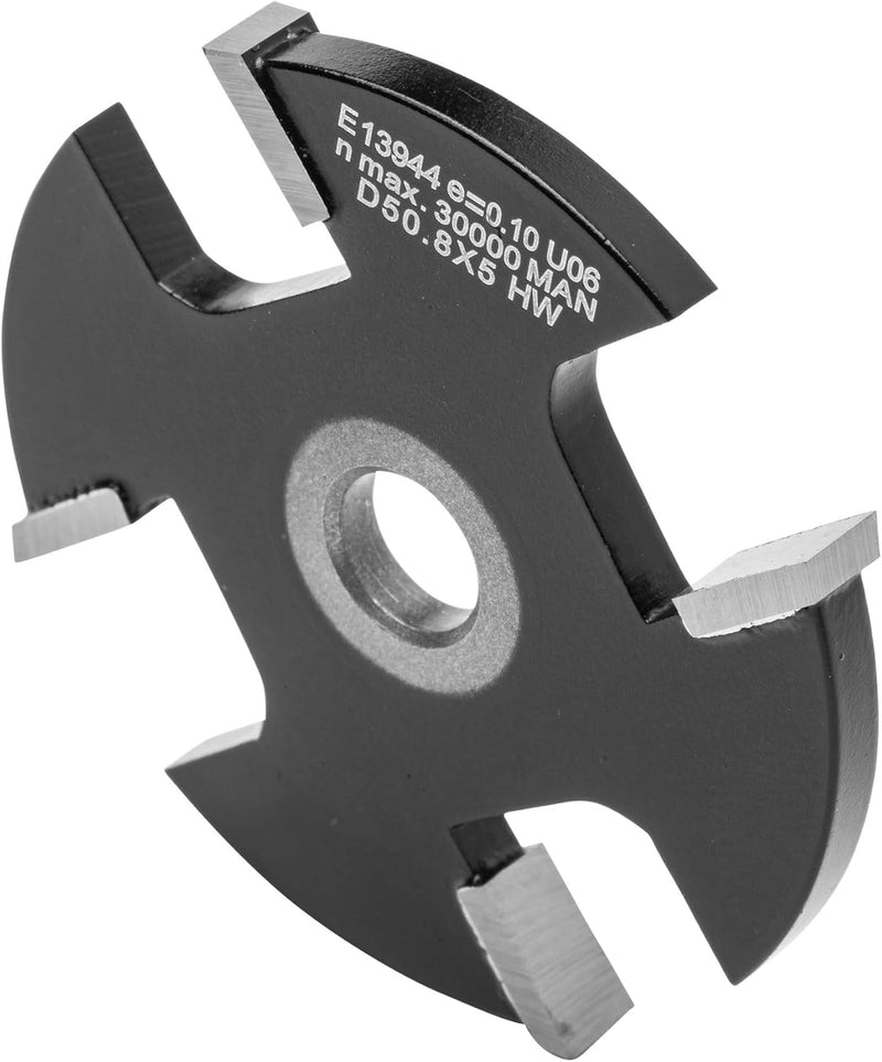 ENT 13944 Scheibennutfräser HW, Schaft (S) 8 mm, Durchmesser (D) 50,8 mm, NL 5 mm, Z4 D=50,8 / NL=5,