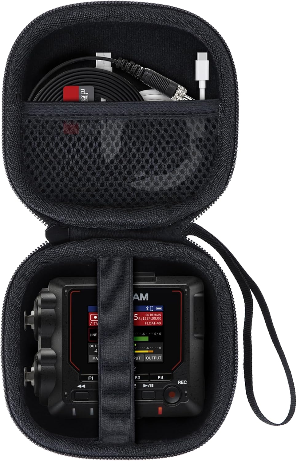 Hart Schutz Hülle Etui Tasche für TASCAM FR-AV2 Professioneller 2 Kanal Audiorecorder, für TASCAM FR