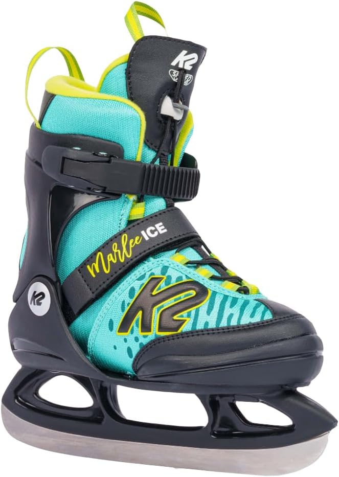 K2 Skates Mädchen Schlittschuhe Marlee Ice, turquise - yellow, 25G0210 XS (EU: 26-31 / UK: 7-11 / US