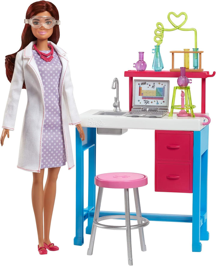 Mattel Barbie FJB28 Berufe Spielset Labor