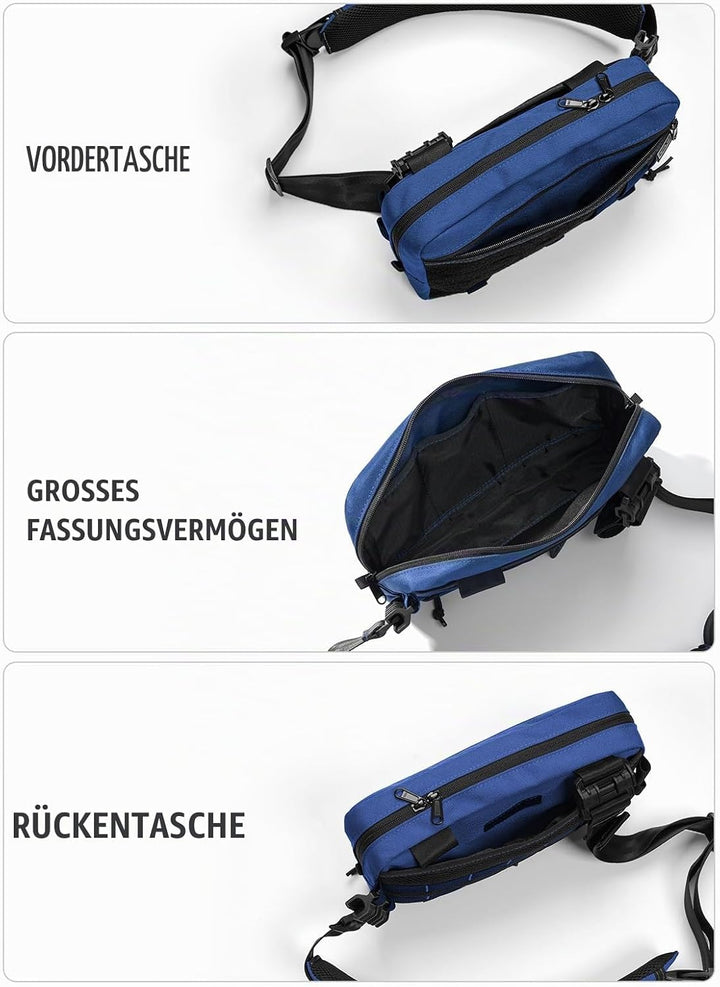 TACTICAL_GEEK Cache L3 EDC Leichter Sling Bag Chest Crossbody Bag für Herren Damen, Kompakt Bauchtas