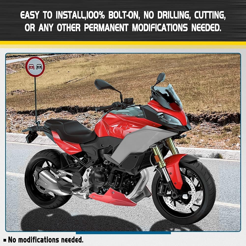 Cubierta de motocicleta Bellypan Motor Guard Chasis Bumper Protection Cover Panel Inferior Spoiler C