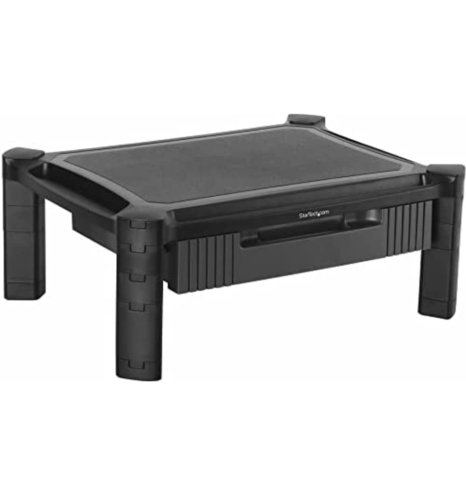 StarTech.com Monitorständer mit Schublade - Höhenverstellbar - Unterstüzt bis zu 32 Zoll Monitore (1
