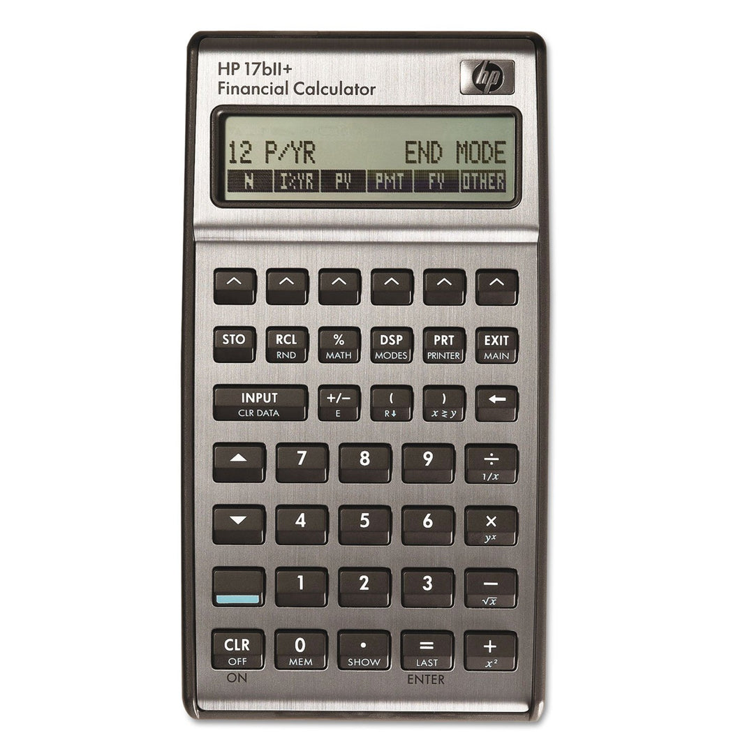 HP-17 B II Plus Hewlett Packard Finanzrechner Eingabelogik: Algebraisch/UPN